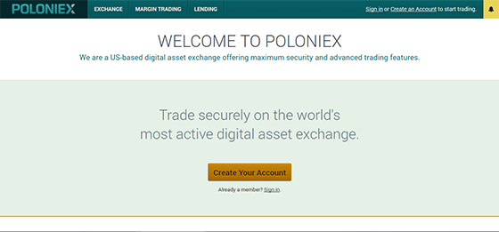 iscriversi a poloniex