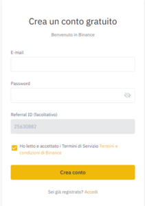 binance-exchange-schermata