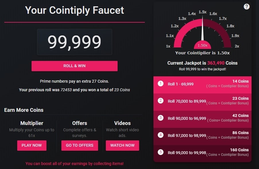 guadagnare bitcoin con cointiply