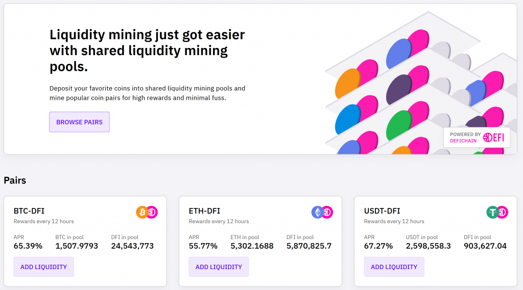 cake defi mining