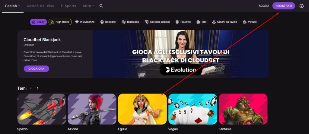 Panoramica dei Migliori Crypto Casino in Italia 11 12 Registration cryptocasino 1