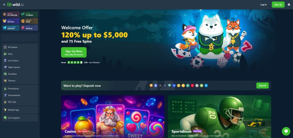 Panoramica dei Migliori Crypto Casino in Italia 2 3 wild io